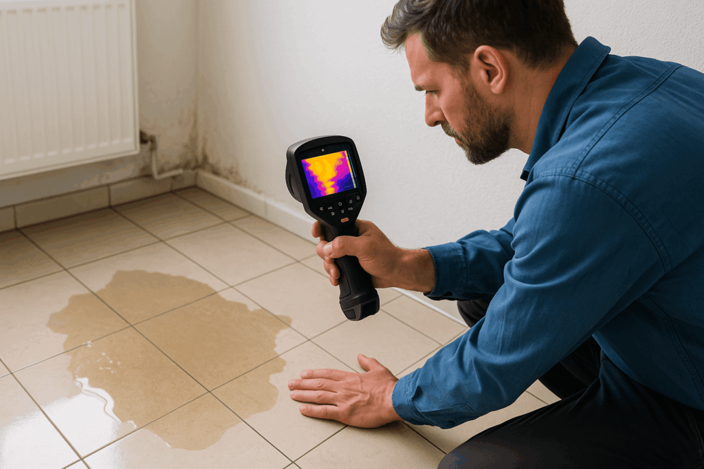 איתור נזילה ברחובות