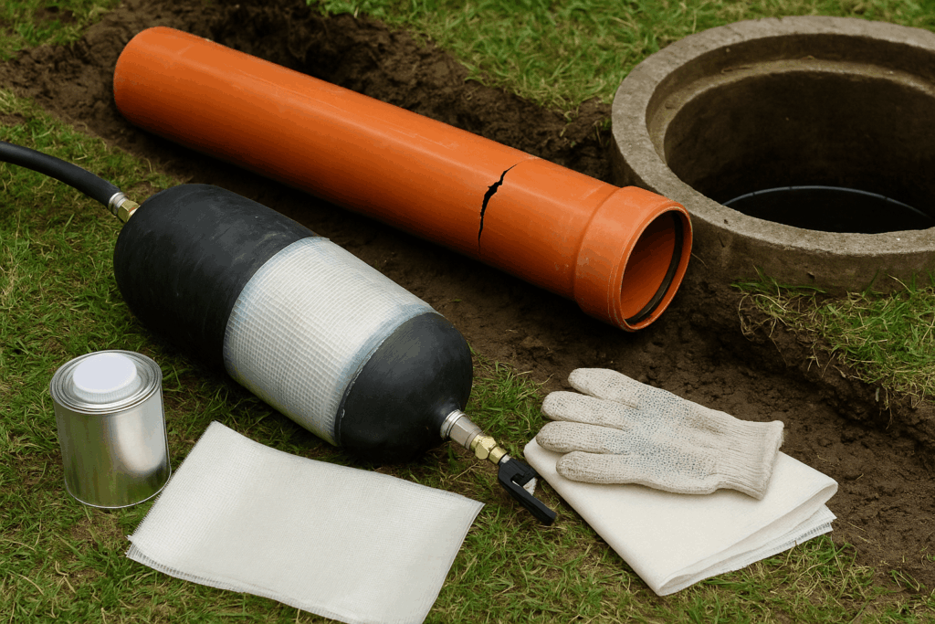 חומרים לתיקון פאץ' בצנרת ביוב שכל בעל בית חייב לדעת 